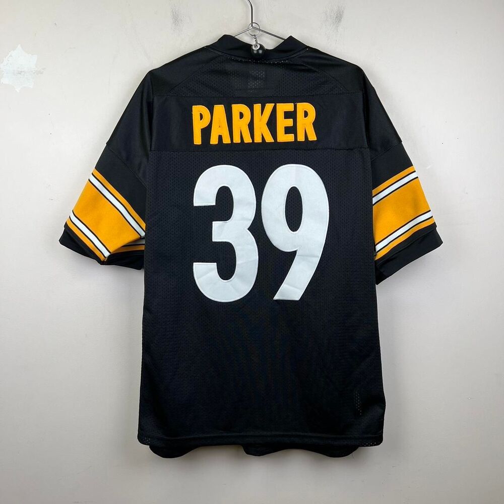 Reebok Men's Stitched Willie Parker #39 Pittsburgh Steelers NFL Jersey Size 48